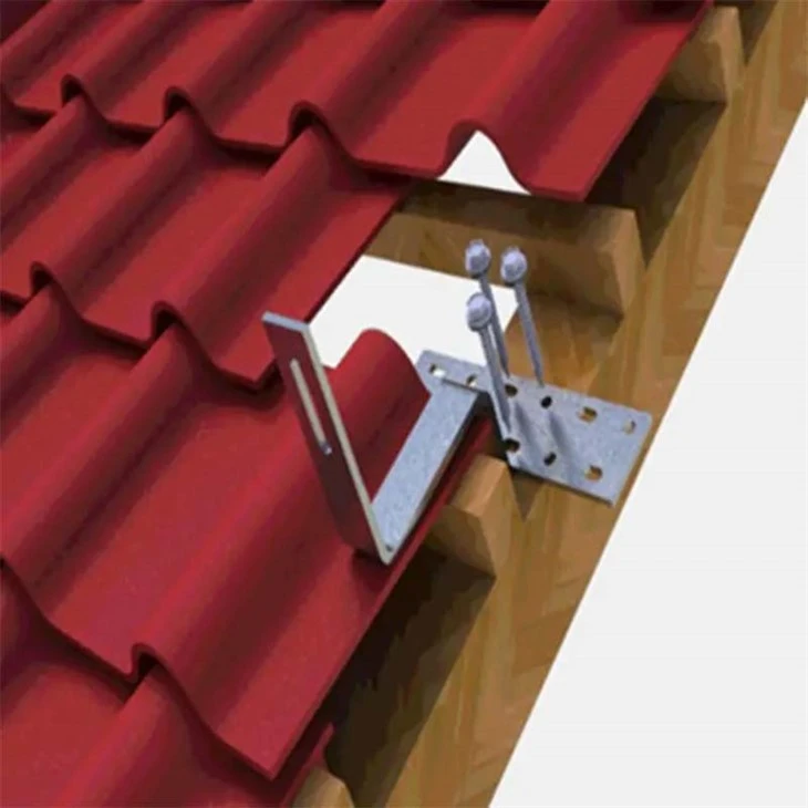 Tile roof solar mounting detailed part Tile roof solar mounting detailed part