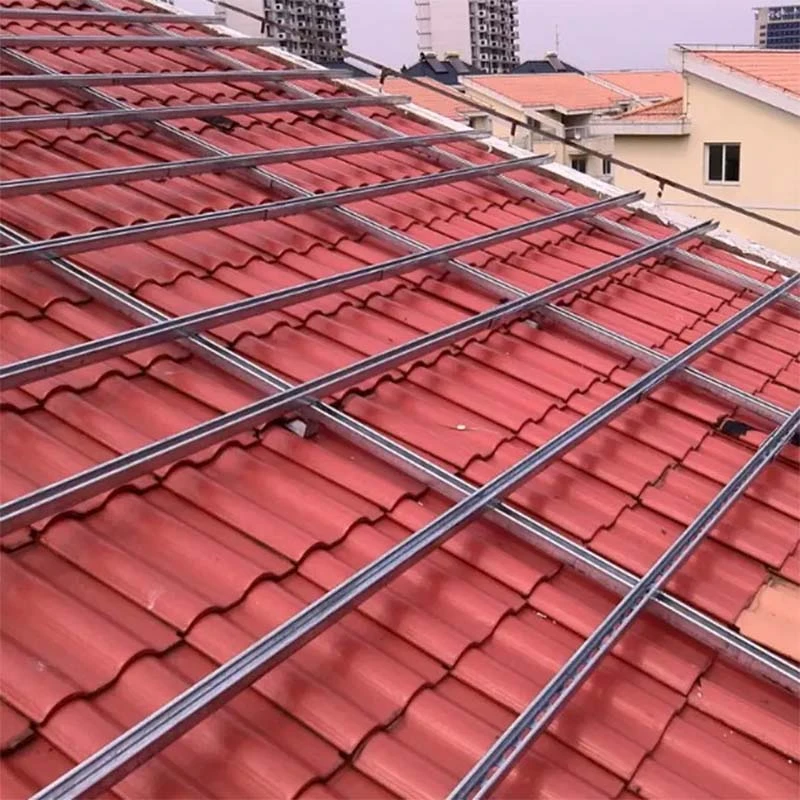 Tile roof solar mounting project Tile roof solar mounting project